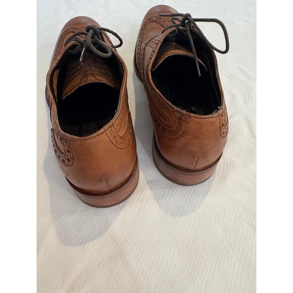 Cole Haan Air Colton Wing Tip Oxfords Shoes Distressed Brown C10027 Mens 8 M main image 5